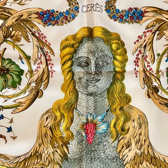 Vintage HERMES CERES Carre 90cm/35” Square Silk Scarf - NWOT with Original Box - Picture 3 of 13